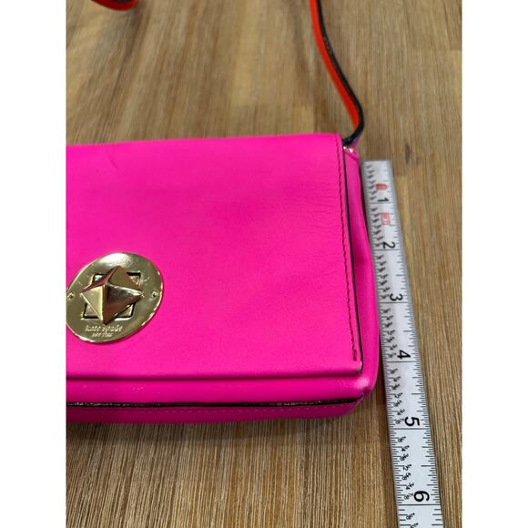 HOT PINK KATE SPADE CROSSBODY PURSE - Picture 10 of 11